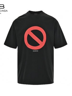 Balenciaga T-Shirt - Prohibition Symbol