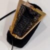 FI First Small Black Mink Bag For Woman 26cm/10in