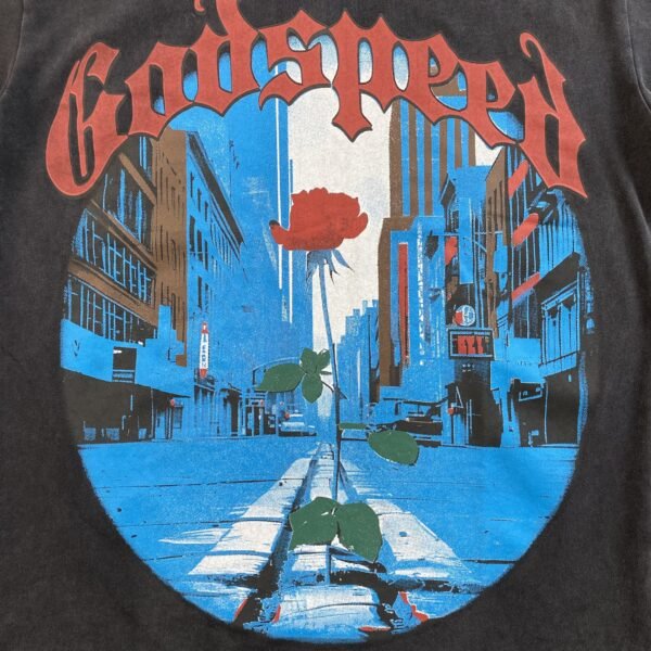 a9bdef19 GODSPEED E PLURIBUS UNUM T-SHIRT WASHED BLACK