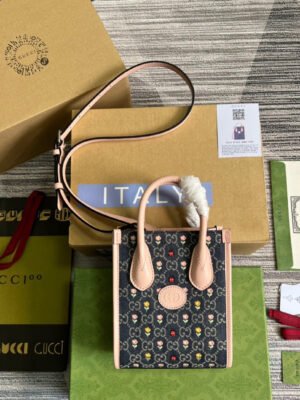 gg Blooming Love Mini Tote Bag Beige For Women, Women’s Bags 6.3in/20cm gg