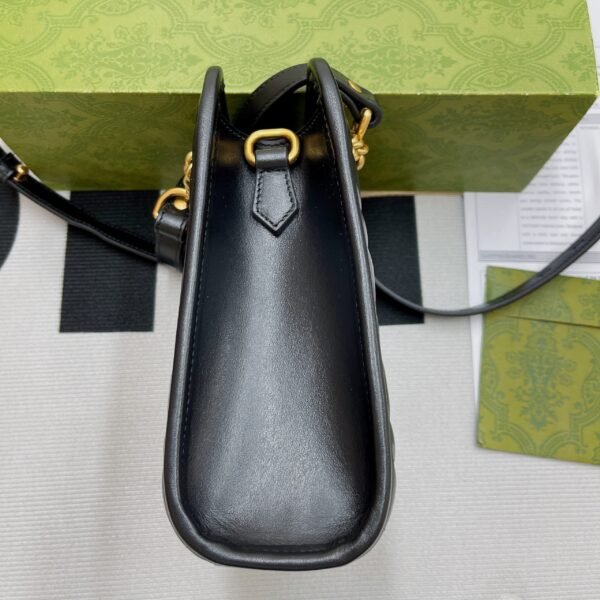 gg Marmont Matelasse Mini Bag Black For Women, Women’s Bags 7.5in/19cm gg ?696123 DTDHT 1000
