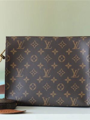 LV Pochette Double Monogram Canvas For Women, Women¡¯s Bags, Shoulder And Crossbody Bags 10.2in/26cm LV