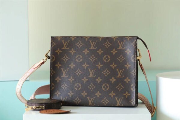 LV Pochette Double Monogram Canvas For Women, Women¡¯s Bags, Shoulder And Crossbody Bags 10.2in/26cm LV