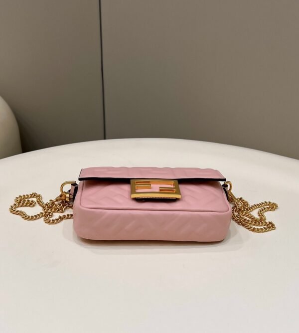 FI Baguette Pink For Women, Handbags, Shoulder And Crossbody Bags 7.5in/19cm FF 8BS017