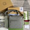 gg Embossed Bag Grey gg Embossed ?For Men 10.2in/26cm gg 406410 1W3CN 1275