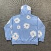 DENIM TEARS COTTON WREATH HOODIE BABY BLUE
