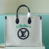 acfcd59d LV Onthego GM Monogram Giant And Raffia White/ Black For Women, Shoulder And Crossbody Bags 41cm/16.1in LV?