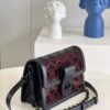 LV Limited Dauphine MM Bags By Nicolas Ghesqui¨¨re With Monogram Lace Black For Women 25cm LV