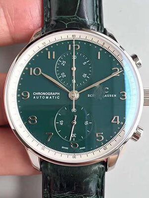 PORTUGIESER CHRONOGRAPH EDITION 150 YEARS IW371601 YL FACTORY GREEN DIAL