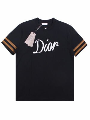 Dior Script Logo T-Shirt (Black)