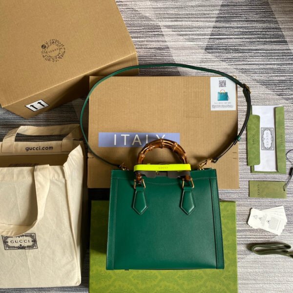 gg Diana Small Tote Bag Green For Women, Women’s Bags 11in/27cm gg ?