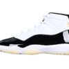 AIR JORDAN 11 DMP WHITE/BLACK/GOLD