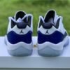 AIR JORDAN 11 LOW PURPLE CONCORD WHITE/BLACK-CONCORD