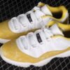 AIR JORDAN 11 LOW YELLOW SNAKESKIN WHITE