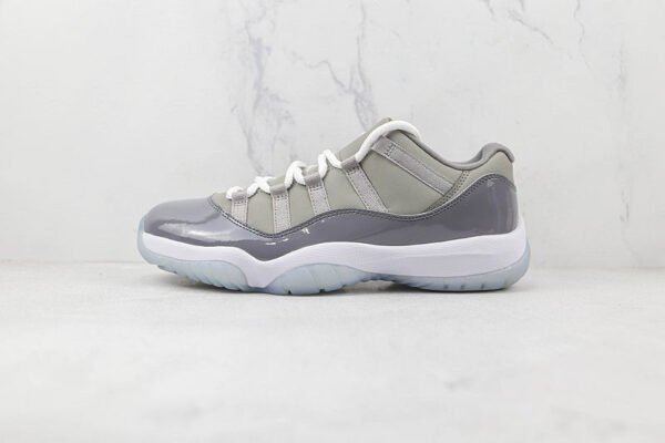 AIR JORDAN 11 RETRO LOW BG MEDIUM GREY/WHITE-GUNSMOKE