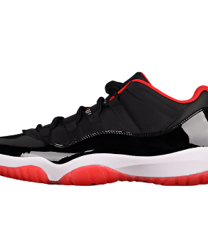 AIR JORDAN 11 RETRO LOW BRED BLACK/TRUE RED/WHITE