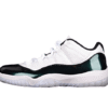 AIR JORDAN 11 RETRO LOW EMERALD WHITE/EMERALD RISE-BLACK