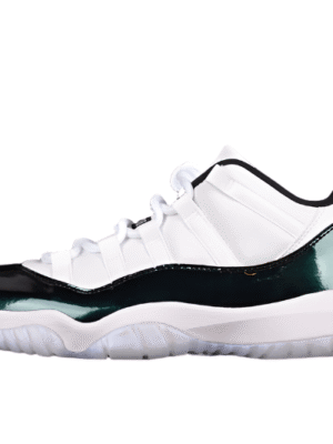 AIR JORDAN 11 RETRO LOW EMERALD WHITE/EMERALD RISE-BLACK