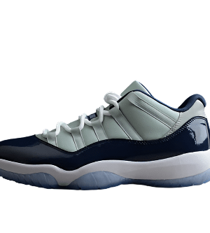 AIR JORDAN 11 RETRO LOW GEORGETOWN GREY MIST/WHITE-MIDNIGHT NAVY