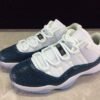 AIR JORDAN 11 RETRO LOW LE SNAKESKIN WHITE/BLACK-NAVY