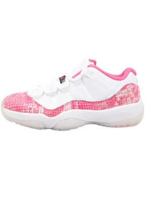 AIR JORDAN 11 RETRO LOW PINK SNAKESKIN WHITE/WATERMELON/BLACK