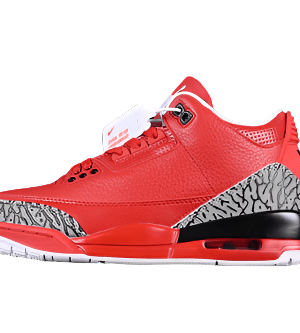 AIR JORDAN 3 BLACK/RED/GREY