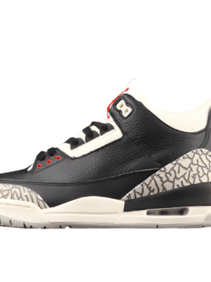 AIR JORDAN 3 DESERT CEMENT BLACK/RUSH ORANGE-FOSSIL STONE-SAIL