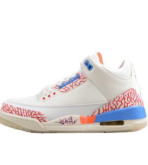 AIR JORDAN 3 MR TRIPLE DOUBLE PE WHITE/RED/BLUE