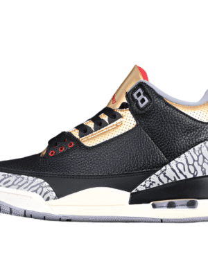 AIR JORDAN 3 RETRO BLACK/FIRE RED/METALLIC GOLD/CEMENT GREY