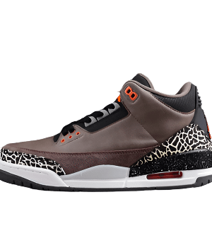 AIR JORDAN 3 RETRO BLACK/ORANGE/BROWN/WHITE