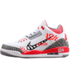 AIR JORDAN 3 RETRO FIRE RED WHITE/BLACK/GREY/RED