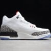 AIR JORDAN 3 RETRO FREE THROW LINE WHITE CEMENT WHITE/BLACK