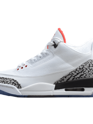AIR JORDAN 3 RETRO FREE THROW LINE WHITE CEMENT WHITE/BLACK