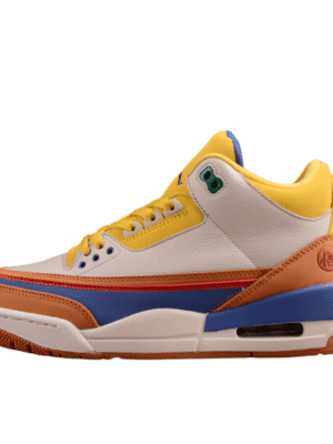 AIR JORDAN 3 RETRO GOKU BROWN/YELLOW/BEIGE/BLUE