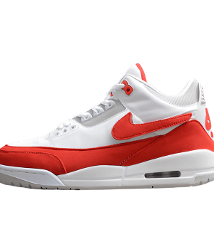 AIR JORDAN 3 RETRO TINKER WHITE/UNIVERSITY RED
