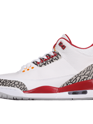 AIR JORDAN 3 RETRO WHITE/LIGHT CURRY/CARDINAL RED/CEMENT GREY