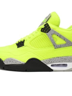Air jordan 4 Plush Fluorescent Yellow