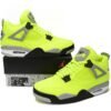 Air jordan 4 Plush Fluorescent Yellow