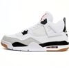 Air Jordan 4 White Black