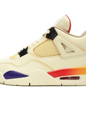 Air Jordan 4 White Blue Red