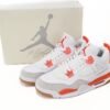 Air Jordan 4 White Orange