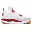 Air Jordan 4 White Red