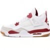 Air Jordan 4 White Red