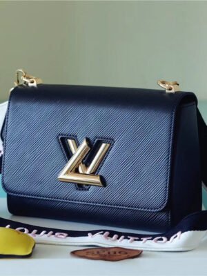 LV Twist MM Epi Black For Women,  Shoulder And Crossbody Bags 7.5in/19cm LV M20680