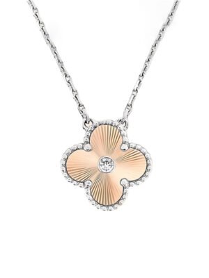 18K Vintage Alhambra Holiday Pendant Necklace