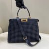 FI Mujer Peekaboo Iconic Navy Blue Bag For Woman 33cm/13in