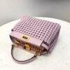 FI Peekaboo Mini Purple Braided Bag For Woman 18cm/7in