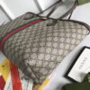 gg Ophidia gg Medium Tote Bag Beige/Ebony gg Supreme Canvas And Brown For Women 15in/38cm 631685 96IWB 8745