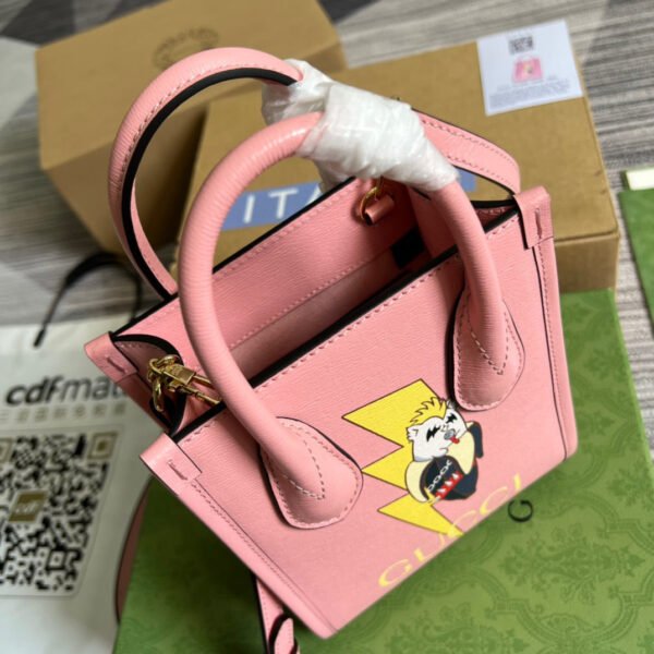 b23b9f9e gg Bananya Print Mini Tote Bag Pink For Women, Women’s Bags 7.9in/20cm gg 671623 U5XAG 5964