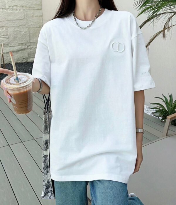 b244ad35 Dior Double D Logo T-Shirt (White)
